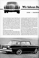 Wir fuhren Daimler-Benz 200 Automatic - Automobil Illustrierte 22/1965 - Seite 10 Wir fuhren Daimler-Benz 200 Automatic - Automobil Illustrierte 22/1965 - Seite 10