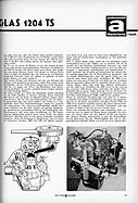 Wir fuhren Glas 1204 TS – Automobil Illustrierte 15/1964 – S.11 Wir fuhren Glas 1204 TS – Automobil Illustrierte 15/1964 – S.11