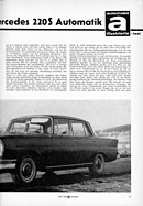Wir fuhren Mercedes 220S Automatik - Automobil Illustrierte 1/1964 - Seite 11 Wir fuhren Mercedes 220S Automatik - Automobil Illustrierte 1/1964 - Seite 11