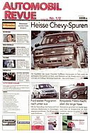 Titelblatt der Nummer 1 von Automobil-Revue Zeitungen 2002