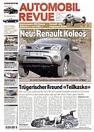 Titelblatt der Nummer 23 von Automobil-Revue Zeitungen 2008