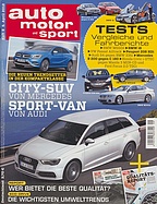 Titelblatt der Nummer 9 von auto motor und sport 2012