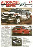 Titelblatt der Nummer 50 von Automobil-Revue Zeitungen 1991