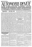 Titelblatt der Nummer 44 von Automobil-Revue Zeitungen 1932