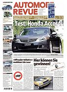 Titelblatt der Nummer 33 von Automobil-Revue Zeitungen 2008