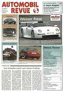 Titelblatt der Nummer 14 von Automobil-Revue Zeitungen 1996