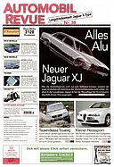 Titelblatt der Nummer 38 von Automobil-Revue Zeitungen 2002