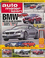 Titelblatt der Nummer 21 von auto motor und sport 2010