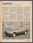 AMS 1/1982 - Vorstellung Maserati Biturbo