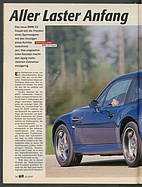 AMS 10/1997 - Vorstellung BMW Z3 Coupé