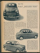 auto motor und sport / Nr. 11 / 1953 - Fiat "Neuer 1100"