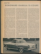 AMS 12/1958 - Test Borgward Isabella TS Coupé