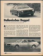 AMS 13/1975 - Fahrbericht Lancia HPE und Montecarlo