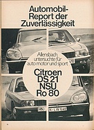 auto motor und sport / Nr. 15 / 1970 - Automobil-Report der Zuverlässigkeit (NSU Ro 80/Citroën DS)