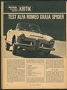 AMS 22/1963 - Test Alfa Romeo Giulia Spider
