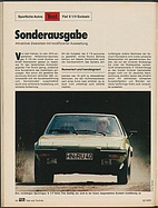 AMS 22/1976 - Sonderausgabe - Test Fiat X 1/9 Exklusive