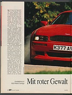 AMS 22/1993 - Fahrbericht Aston Martin Vantage