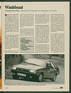 AMS 24/1983 - Windsbraut - Test Renault Fuego Turbo (ECE-Version)
