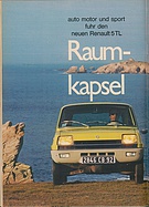 AMS 3/1972 - Fahrbericht Renault 5 TL