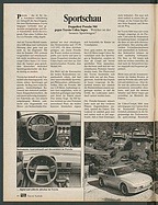 AMS 9/1984 - Doppeltest Porsche 944 gegen Toyota Supra