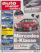 Titelblatt der Nummer 27 von auto motor und sport 2012