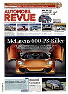 Titelblatt der Nummer 38 von Automobil-Revue Zeitungen 2009