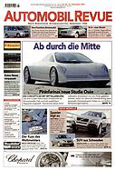 Titelblatt der Nummer 48 von Automobil-Revue Zeitungen 2001