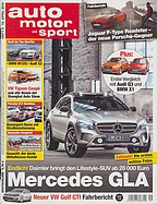 Titelblatt der Nummer 9 von auto motor und sport 2013