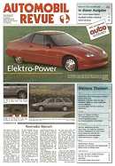 Titelblatt der Nummer 46 von Automobil-Revue Zeitungen 1996
