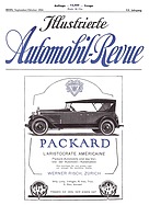 Titelblatt der Nummer Doppelausgabe 8/9 von Illustrierte Automobil-Revue 1924