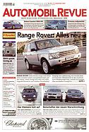 Titelblatt der Nummer 50 von Automobil-Revue Zeitungen 2001