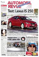 Titelblatt der Nummer 1 von Automobil-Revue Zeitungen 2006