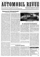 Titelblatt der Nummer 44 von Automobil-Revue Zeitungen 1959