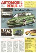 Titelblatt der Nummer 6 von Automobil-Revue Zeitungen 1995