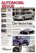 Titelblatt der Nummer 10 von Automobil-Revue Zeitungen 2002