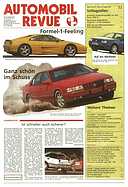 Titelblatt der Nummer 32 von Automobil-Revue Zeitungen 1997