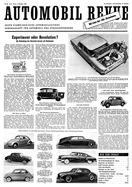 Titelblatt der Nummer 42 von Automobil-Revue Zeitungen 1959