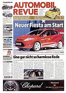 Titelblatt der Nummer 11 von Automobil-Revue Zeitungen 2008