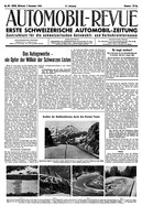 Titelblatt der Nummer 45 von Automobil-Revue Zeitungen 1945