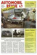 Titelblatt der Nummer 5 von Automobil-Revue Zeitungen 1997