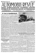 Titelblatt der Nummer 8 von Automobil-Revue Zeitungen 1940