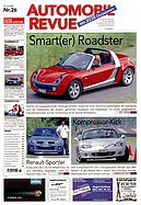 Titelblatt der Nummer 26 von Automobil-Revue Zeitungen 2003