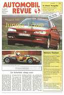Titelblatt der Nummer 30 von Automobil-Revue Zeitungen 1995