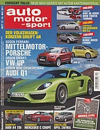 Titelblatt der Nummer 12 von auto motor und sport 2011