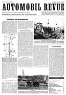 Titelblatt der Nummer 20 von Automobil-Revue Zeitungen 1959