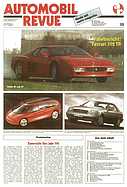 Titelblatt der Nummer 52 von Automobil-Revue Zeitungen 1991