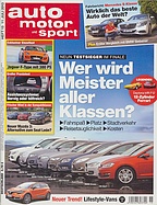 Titelblatt der Nummer 15 von auto motor und sport 2013