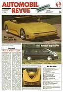 Titelblatt der Nummer 26 von Automobil-Revue Zeitungen 1991