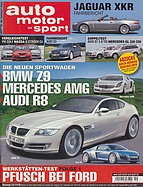 Titelblatt der Nummer 19 von auto motor und sport 2006