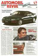 Titelblatt der Nummer 41 von Automobil-Revue Zeitungen 1991